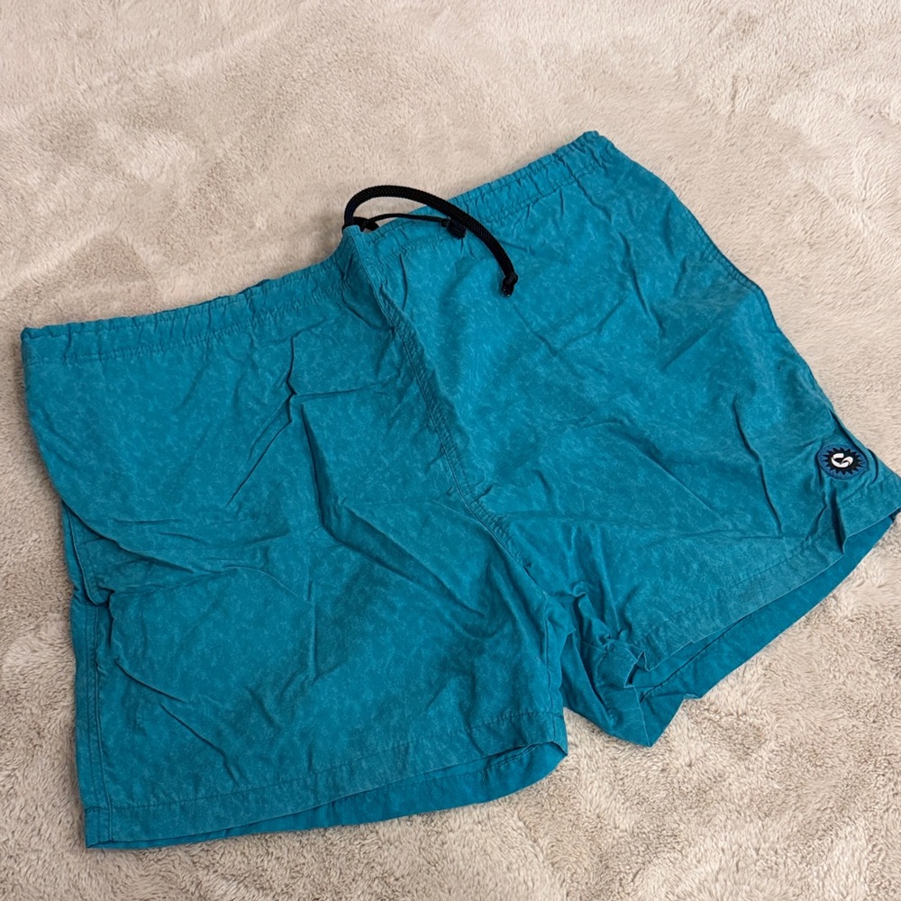 Vintage Gotcha Teal Swim Trunks